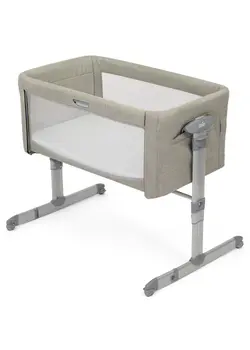 Bedside crib, Roomie Glide,  Almond