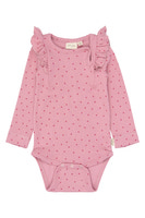 Petit Piao Sonja Langærmet Body - Rose Elegance Heart 