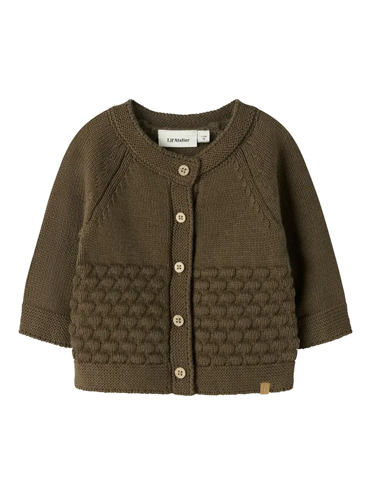 Lil' Atelier Nobir Cardigan - Teak - 86