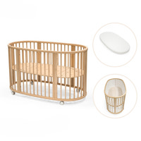 Sleepi inkl. madras, lagen og sengerand - Natur