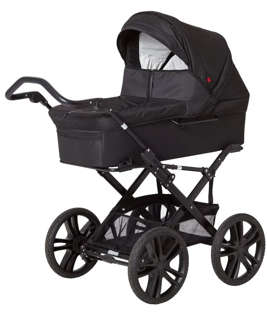 product-North barnevogn - black