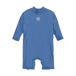 Color Kids Badeheldragt l/s - UV40+ - Coronet Blue