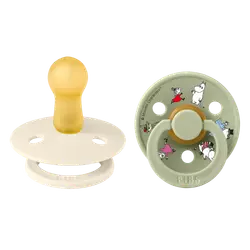 Moomins Colour Sut 2pk Latex Str 2 - Ivory billede