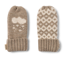 Towsi Jacquard Luffer - Grey camel melange