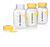 Mælkeflasker Med Låg 150 ML - 3-Pak