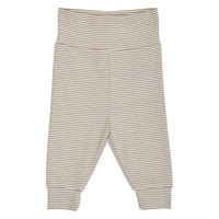 Müsli Mini Stripe Bukser - Balsam Cream/Walnut 