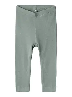Name It Leggings - Noos - Rib - NbnKab - Slate Gray