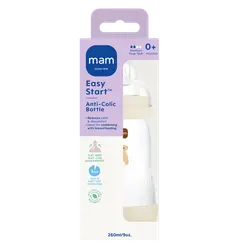 MAM Sutteflaske - Easy Start Anti-Colic - 260ml - Beige