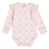 Picnic Rib Flæse Body - Primrose/ Shell blue/ Tofu