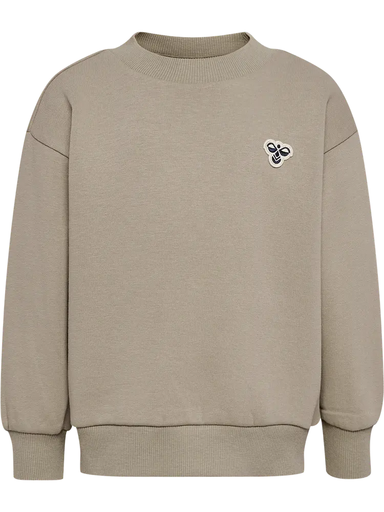 Loose Crewneck Trøje - Vintage Khaki