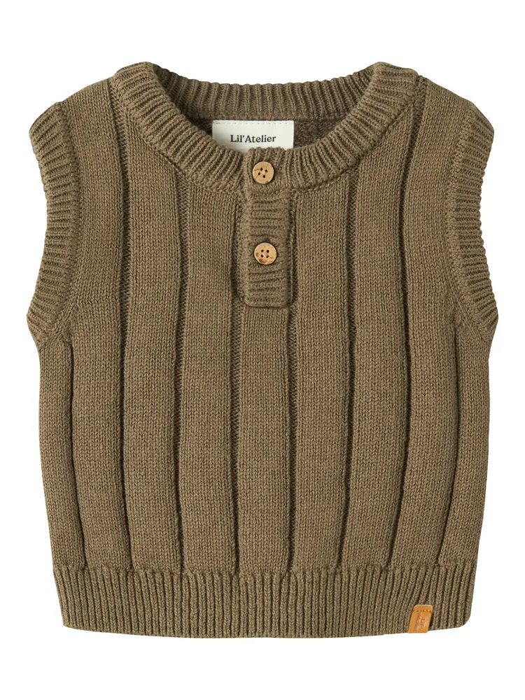 Lil' Atelier Lomon Vest - Kangaroo - 74
