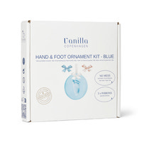 Hånd og fodaftryk - Ler - Ophæng - Blue