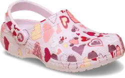 Classic VDay Clog K - Pink Milk/Hearts - 29/30