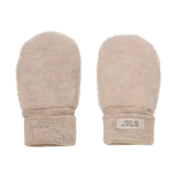 Uld Fleece Vanter - Camel melange - 50/56