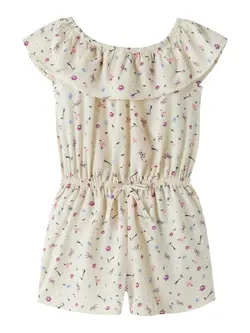 Name It Sommerdragt - NmfVinaya - Almond Milk/Cute Flowers