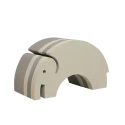 Elefant L24 Grey Zoo