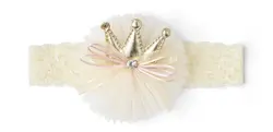 Pandebånd m/krone - Beige - ONE-SIZE