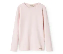 MarMar Bluse - Rib - Plain - Noos - Rosa