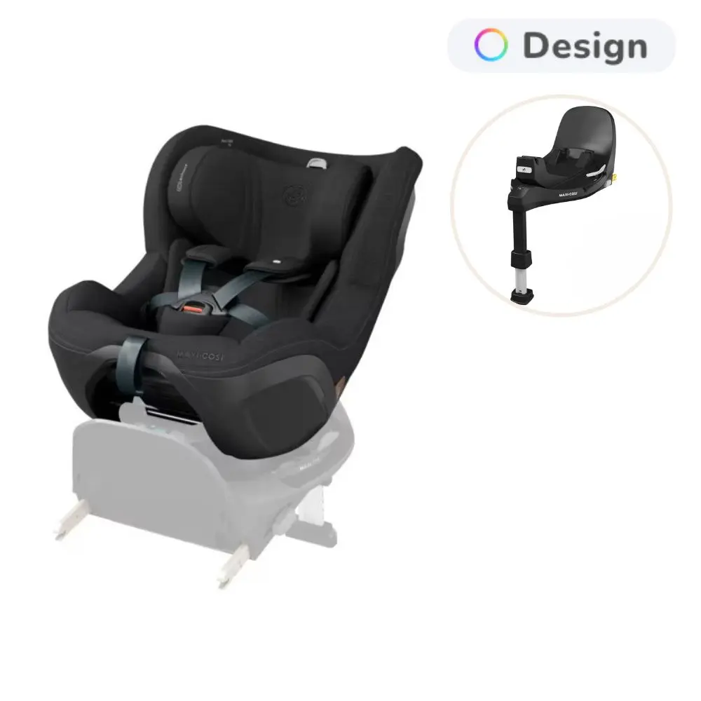 Maxi-Cosi Pearl Slide Pro Autostol Inkl. Familyfix 360 Pro Base - Authentic Black