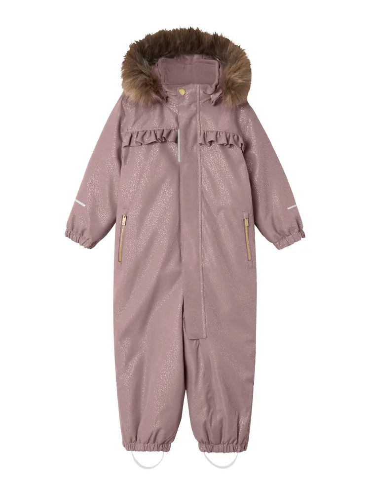 Snow 10 Glitter Flyverdragt - WOODROSE - 128