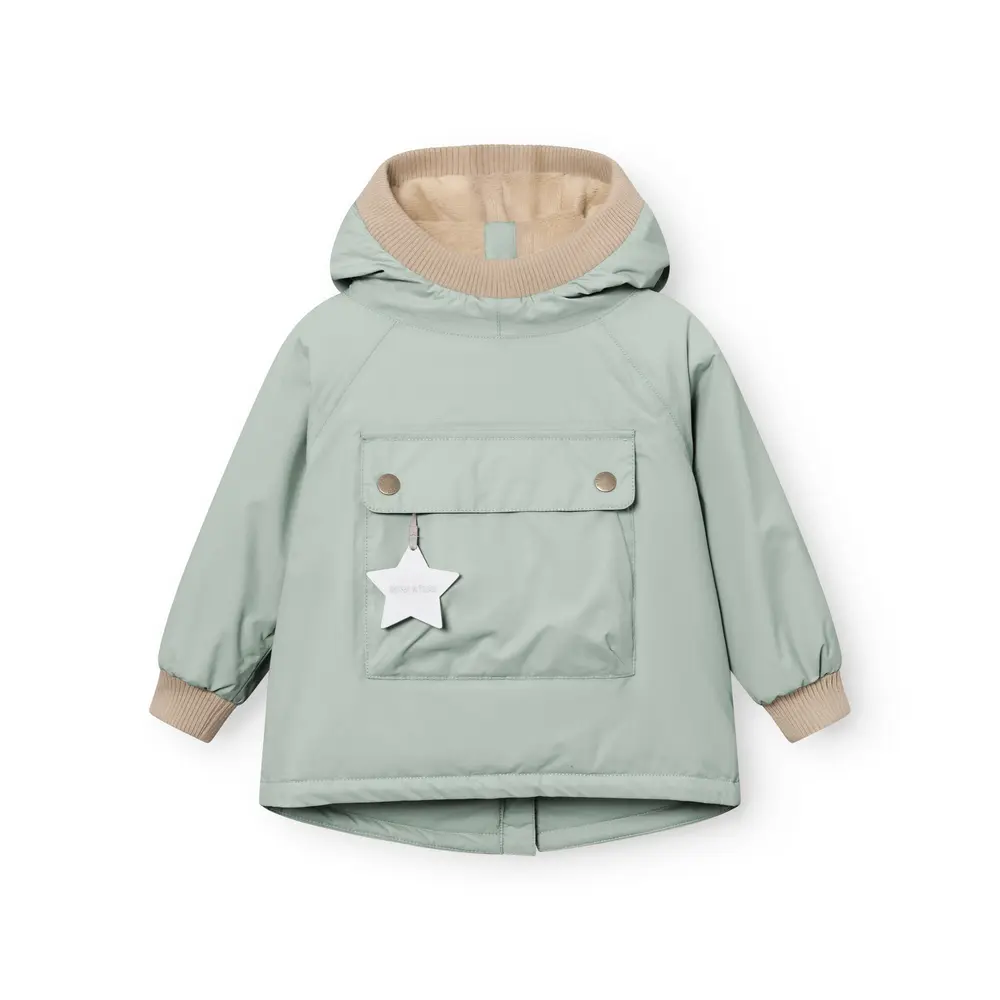 Mini A Ture Matbabywen Fleeceforet Vinteranorak - Slate Gray - 2 ÅR/92