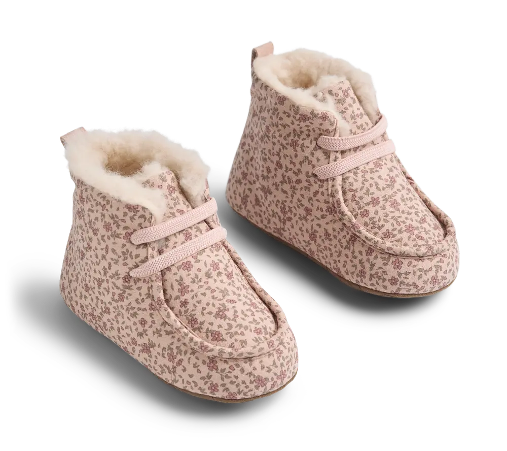 Wheat Mae Indendørssko - Dime Rose Small Flowers - 18