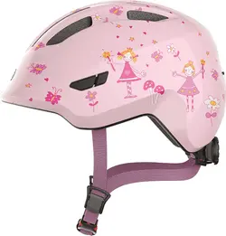 Abus Smiley 3.0 - Cykelhjelm til børn - Rose Princess - Str. 50-55 cm
