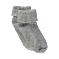 BeKids Ribbede Strømper - Light Grey Melange