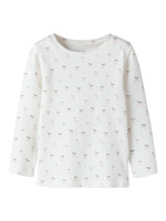 Ficherry Slim Bluse - Cloud Dancer