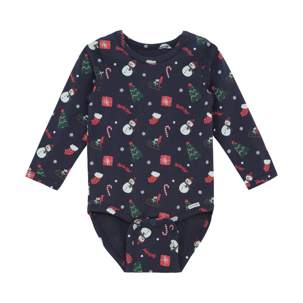 Minymo Langærmet Body - Parisian Night - 68