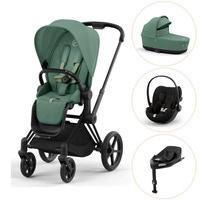Priam duovogn leaf green/matt black inkl. Cloud G og Base G - magic black