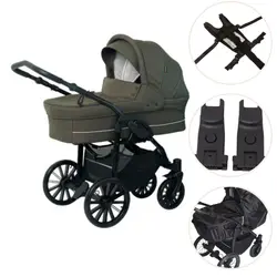 Nordic Lux inkl. regnslag og kopholder - Dusty olive