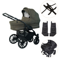 Basson Nordic Lux Barnevogn Pakke - Dusty Olive