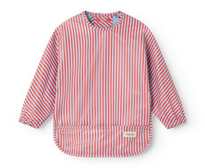MarMar Copenhagen Apron Langærmet Spiseforklæde - Blue Red Stripes