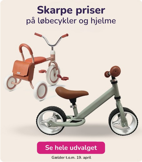 Skarpe priser på løecykler og hjelme