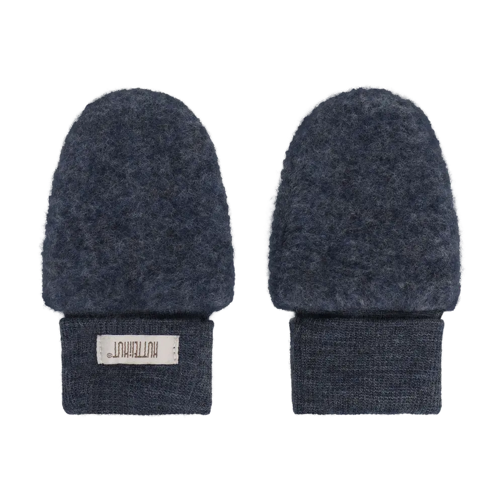 Huttelihut Luffer - Uldfleece - 2-lags - Noos - Ombre Blue Melan