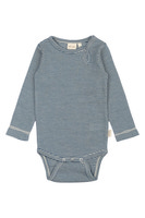 Dante Uld Body Langærmet - Ensign Blue/Dark Off White