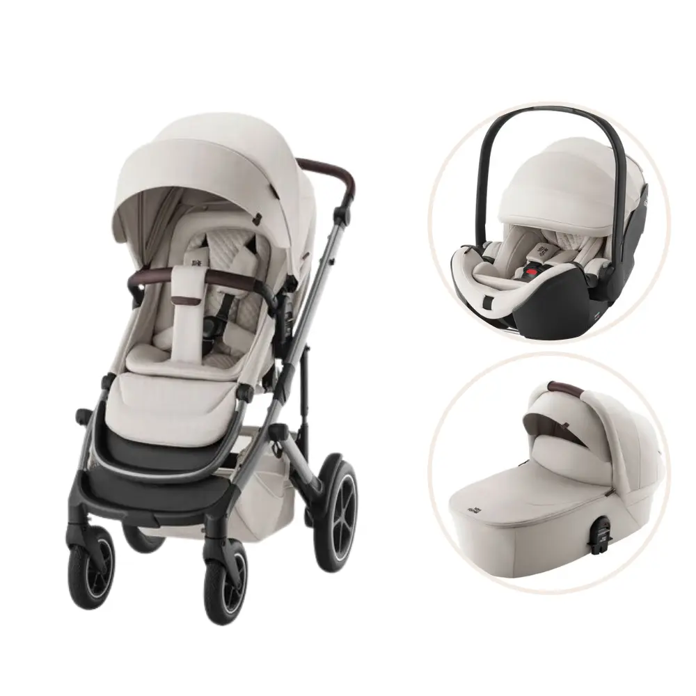 Smile Lux Kombivogn Inkl Autostol Soft Taupe