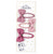 Hårclips Dusty Rose Bow