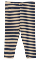 The New Siblings Fro Rib Leggings - Navy Blazer Striped