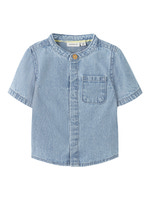 Leo Denim Skjorte - Light Blue Denim