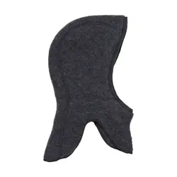 Fixoni Børne Elefanthue i merinould - Dark Grey Melange - 56