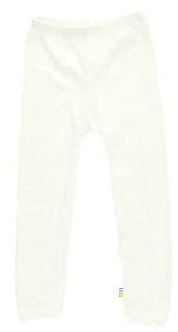 Offwhite uld/silke leggings (120 cm)