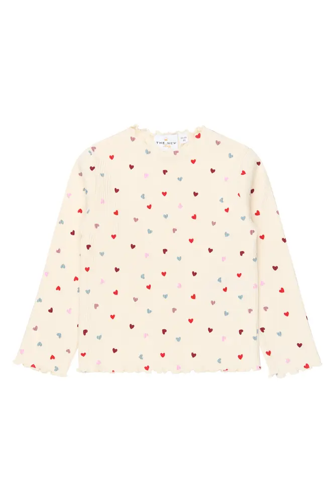 The New Siblings Vera Rib Bluse - Gardenia - 86