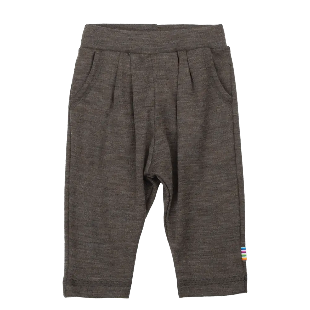 Joha Bukser - Uld/Silke - Brun Meleret