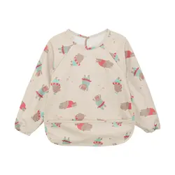 Forklæde med ærmer - Warm Taupe