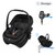 Maxi-Cosi Coral Slide Pro Autostol Inkl. Familyfix Slide Pro Base - Onyx Black
