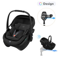 Maxi-Cosi Coral Slide Pro Autostol Inkl. Familyfix Slide Pro Base - Onyx Black