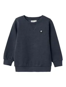 Name It Sweatshirt Dark Sapphire Med Badge - Str. 5y 110cm