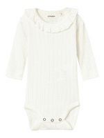 Rachel nis langærmet slim body - COCONUT MILK